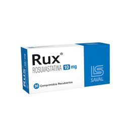 Rux (B) Rosuvastatina 10mg 30 Comprimidos Recubiertos