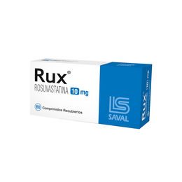 Rux (B) Rosuvastatina 10mg 60 Comprimidos Recubiertos
