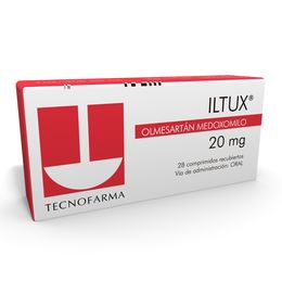 Iltux (B) Olmesartán 20mg 28 Comprimidos Recubiertos