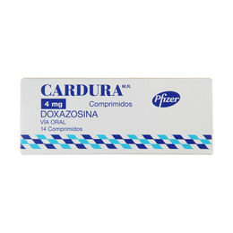Cardura (R) Doxazosina 4mg 14 Comprimidos