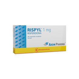 Rispyl (B) Risperidona 1mg 20 Comprimidos Recubiertos