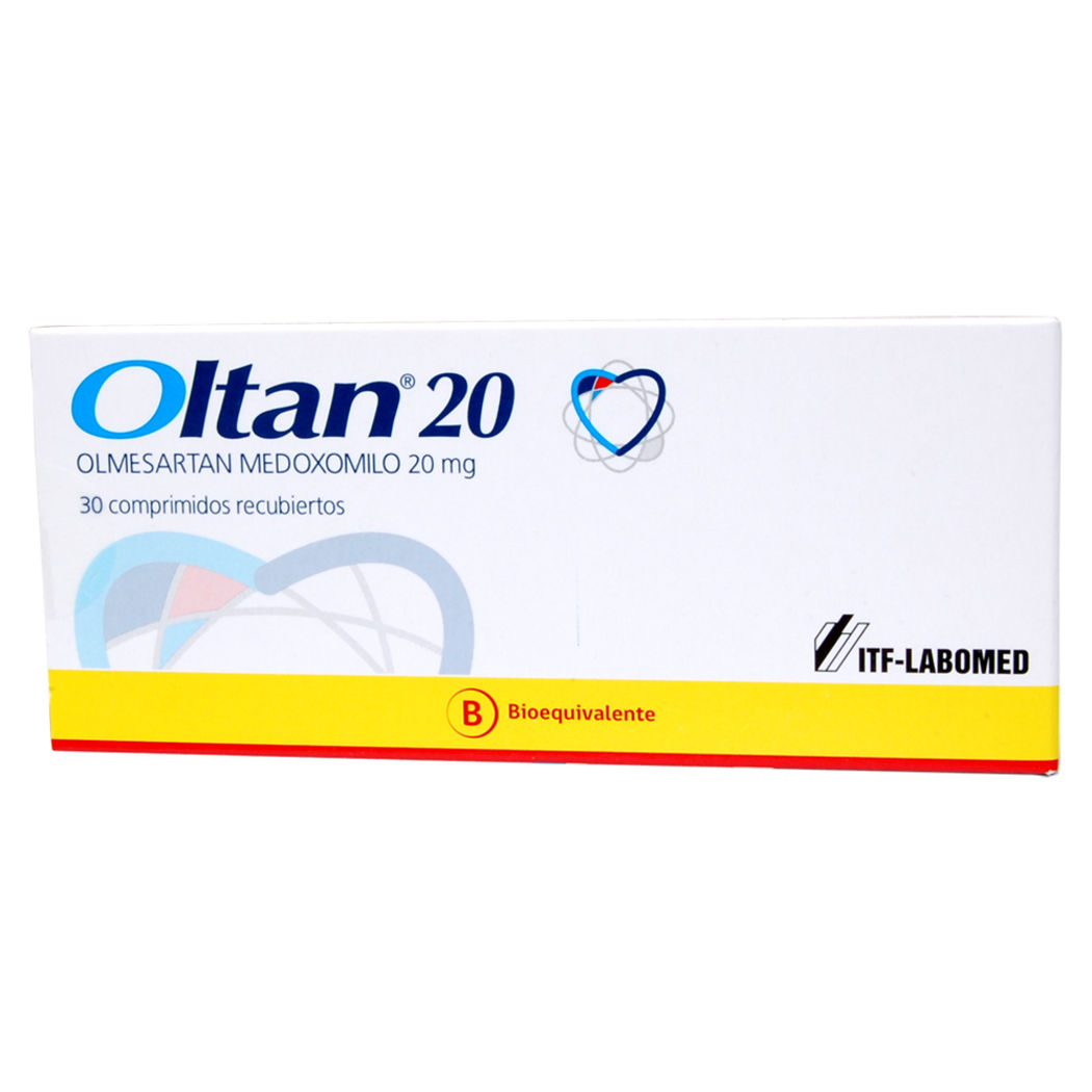 Oltan (B) Olmesartan 20mg 30 Comprimidos Recubiertos
