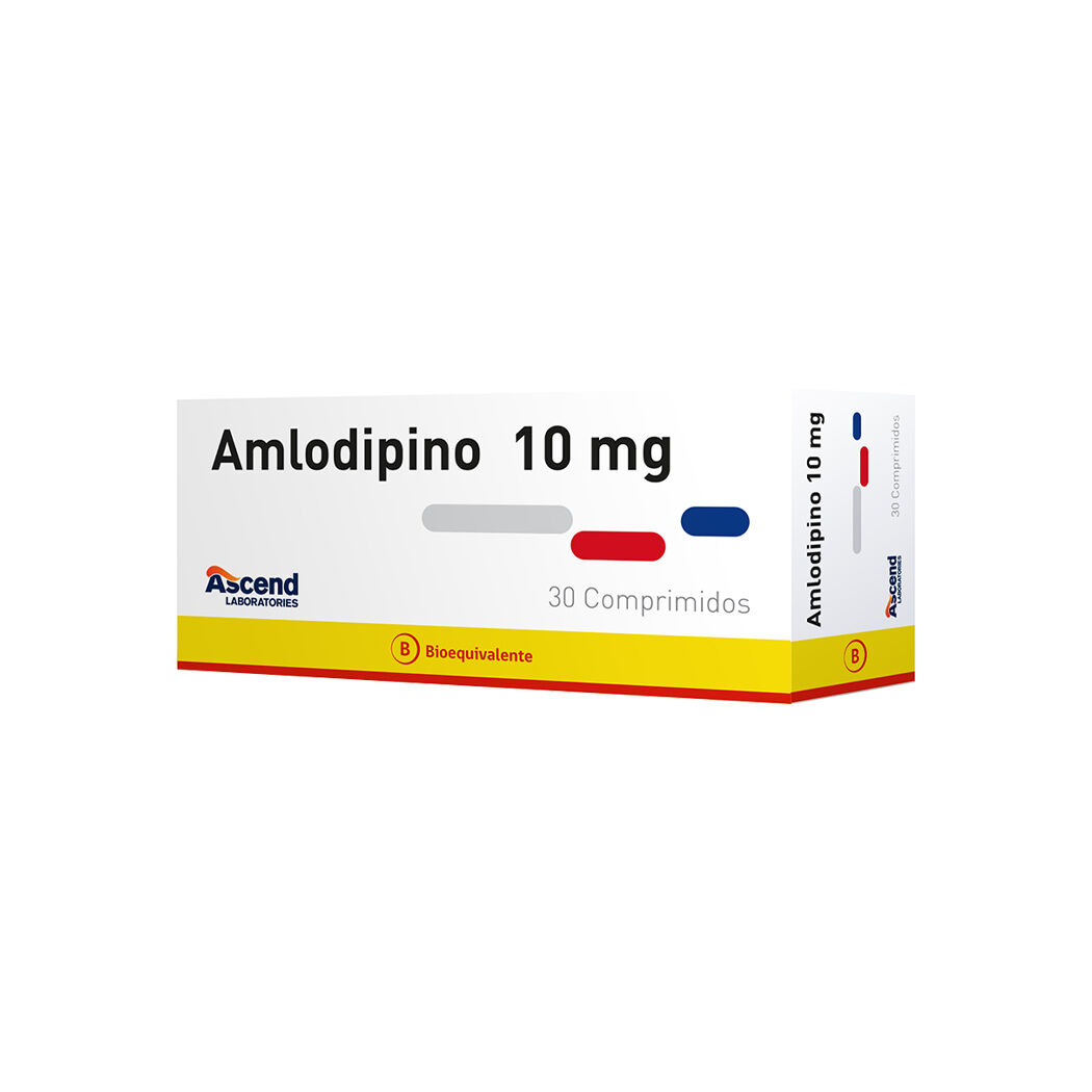 Amlodipino 10 Mg. 30 Comprimidos Productos Salcobrand
