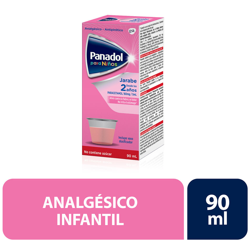 Panadol Jarabe Infantil Paracetamol 160 mg / 5 ml Productos Salcobrand