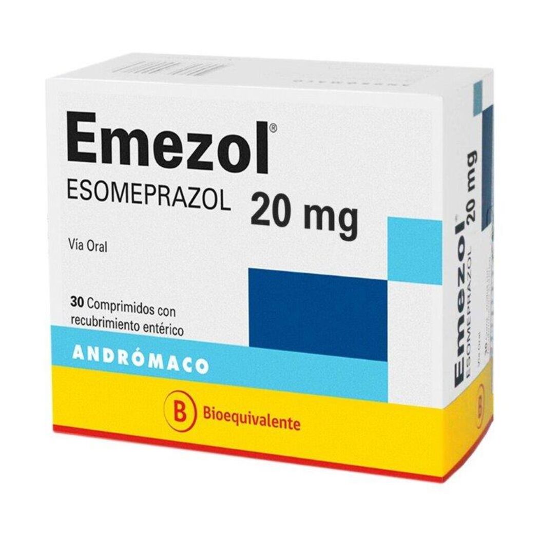 Emezol Esomeprazol 20 mg 30 Comprimidos