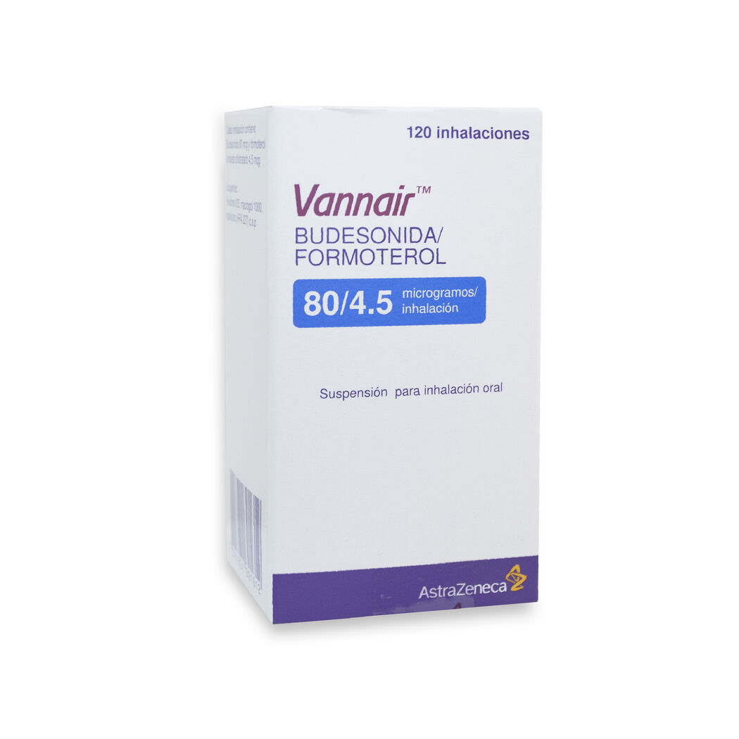 Vannair Budesonida 80/4.5 X120 Dosis Productos Salcobrand