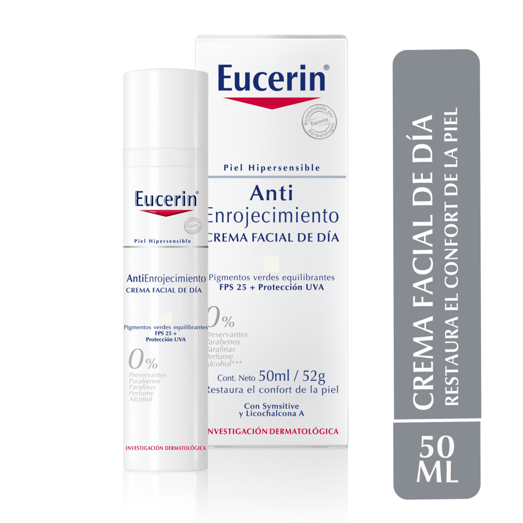 Crema Facial Eucerin Antienrojecimiento FPS+25 50ml